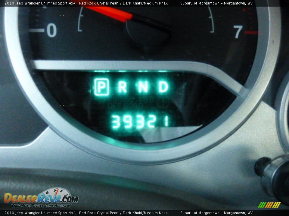 2010 Jeep Wrangler Unlimited Sport 4x4 Red Rock Crystal Pearl / Dark Khaki/Medium Khaki Photo #20