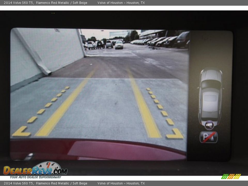 2014 Volvo S60 T5 Flamenco Red Metallic / Soft Beige Photo #18