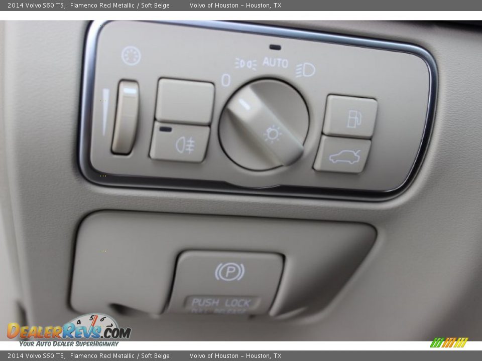 2014 Volvo S60 T5 Flamenco Red Metallic / Soft Beige Photo #22