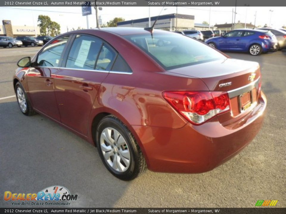 2012 Chevrolet Cruze LS Autumn Red Metallic / Jet Black/Medium Titanium Photo #8