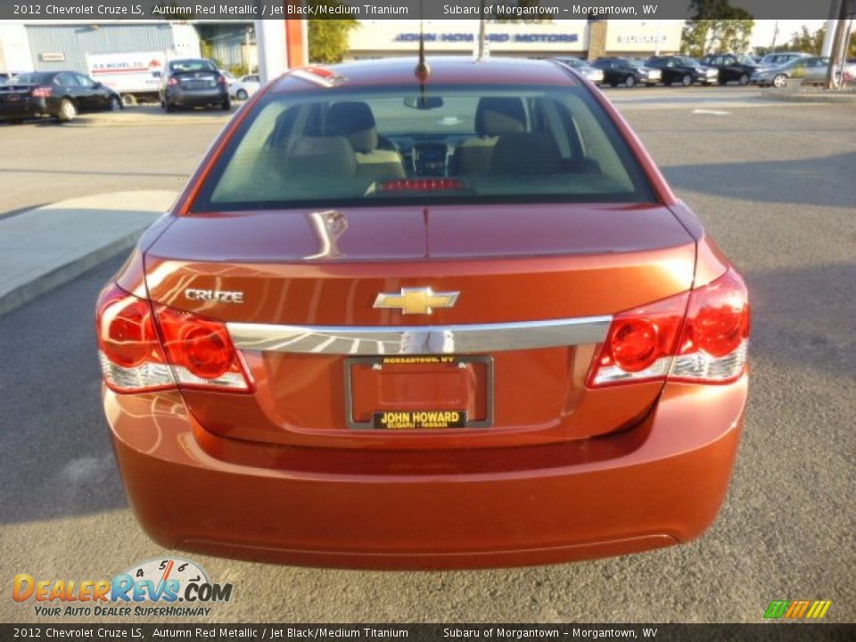 2012 Chevrolet Cruze LS Autumn Red Metallic / Jet Black/Medium Titanium Photo #9