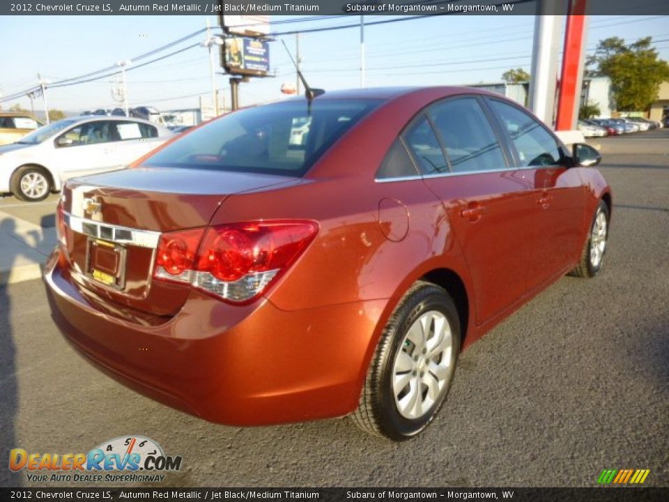 2012 Chevrolet Cruze LS Autumn Red Metallic / Jet Black/Medium Titanium Photo #10