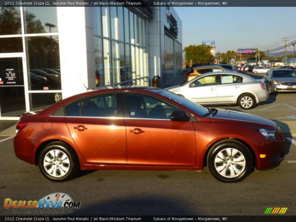 2012 Chevrolet Cruze LS Autumn Red Metallic / Jet Black/Medium Titanium Photo #11
