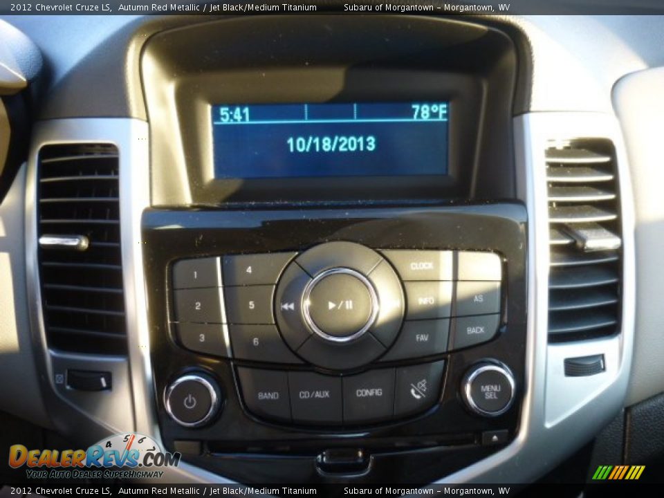 2012 Chevrolet Cruze LS Autumn Red Metallic / Jet Black/Medium Titanium Photo #19