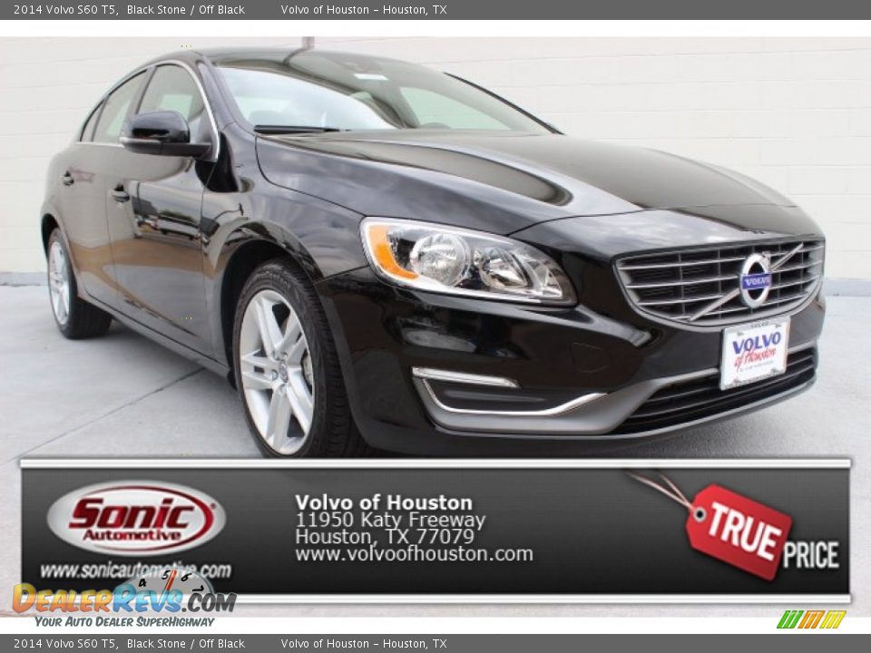 2014 Volvo S60 T5 Black Stone / Off Black Photo #1