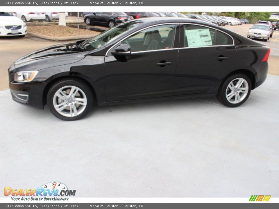 2014 Volvo S60 T5 Black Stone / Off Black Photo #4