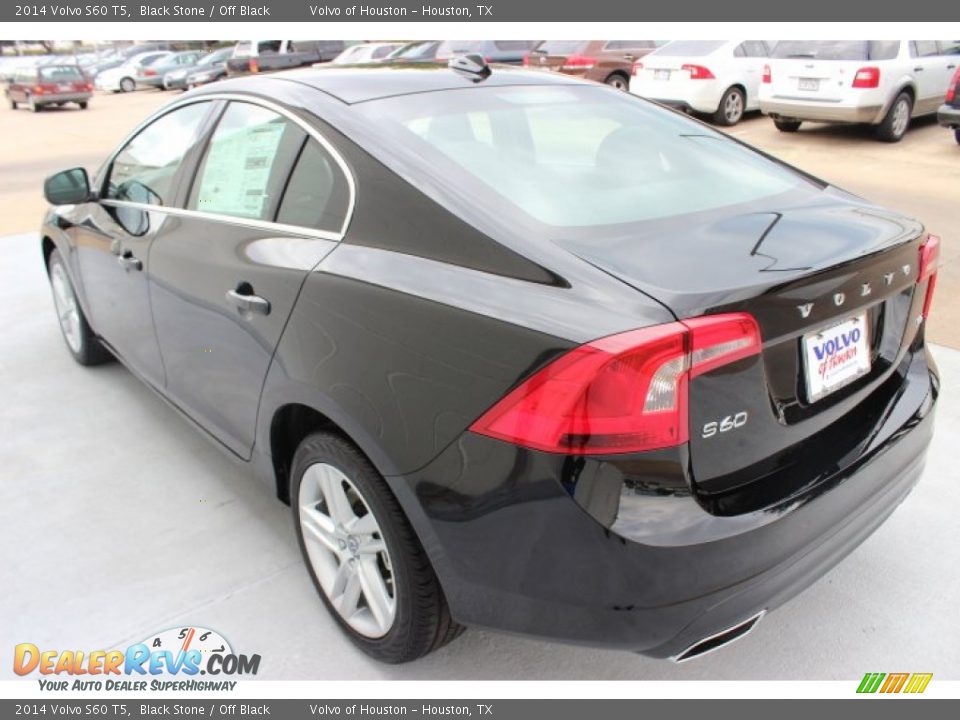 2014 Volvo S60 T5 Black Stone / Off Black Photo #5