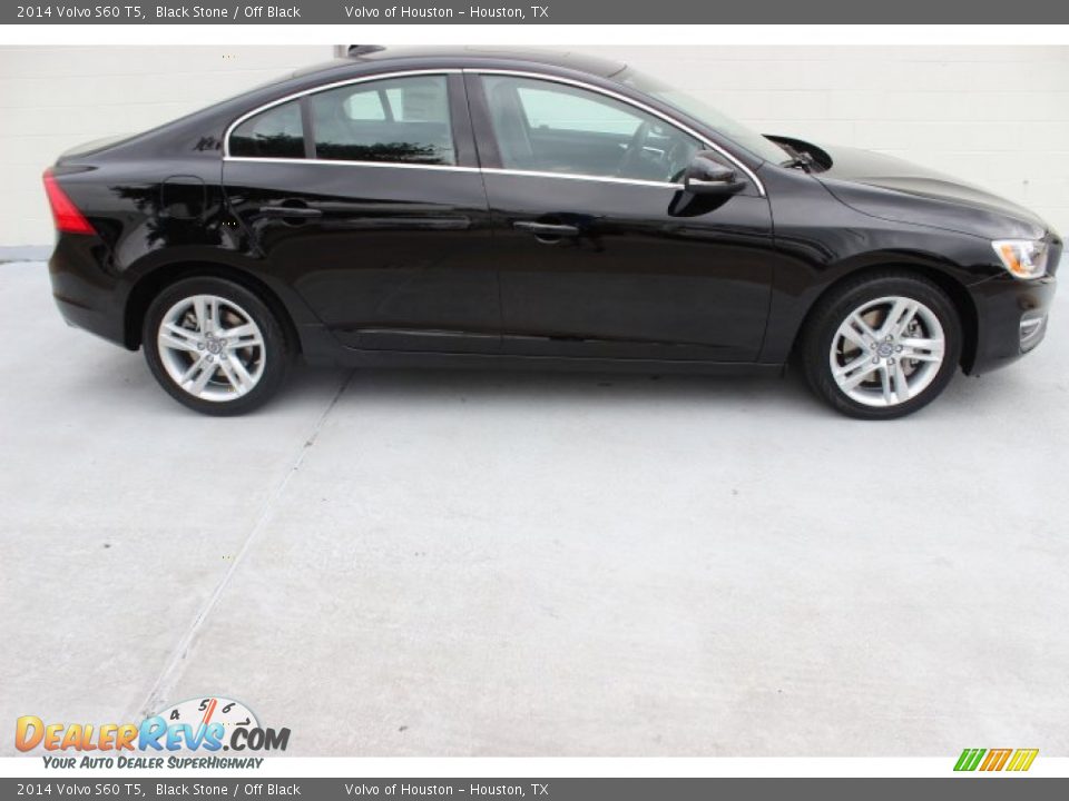 2014 Volvo S60 T5 Black Stone / Off Black Photo #8
