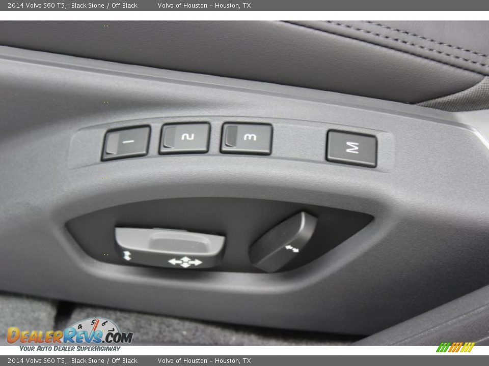 2014 Volvo S60 T5 Black Stone / Off Black Photo #13
