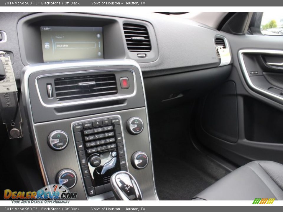 2014 Volvo S60 T5 Black Stone / Off Black Photo #14