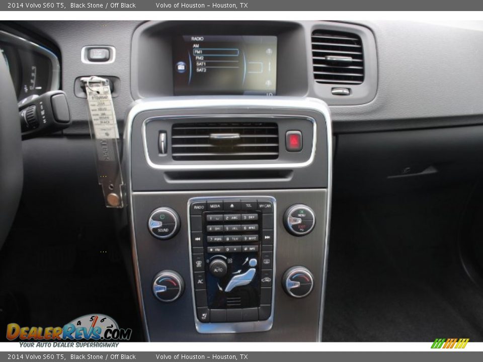 2014 Volvo S60 T5 Black Stone / Off Black Photo #18