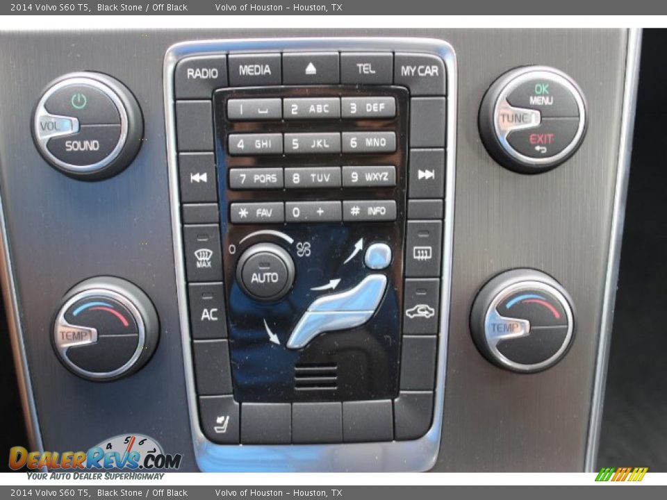 2014 Volvo S60 T5 Black Stone / Off Black Photo #19