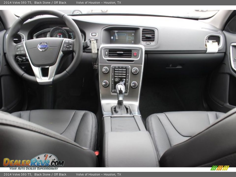 2014 Volvo S60 T5 Black Stone / Off Black Photo #25
