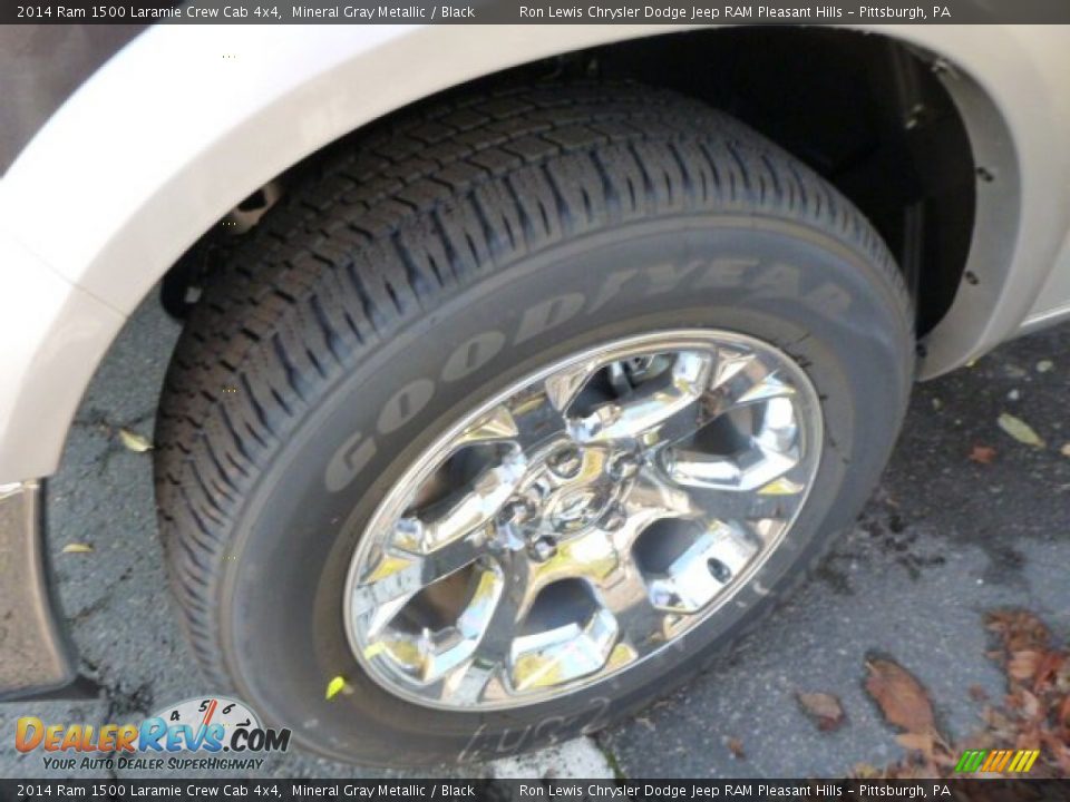 2014 Ram 1500 Laramie Crew Cab 4x4 Mineral Gray Metallic / Black Photo #9
