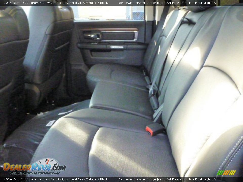 2014 Ram 1500 Laramie Crew Cab 4x4 Mineral Gray Metallic / Black Photo #11