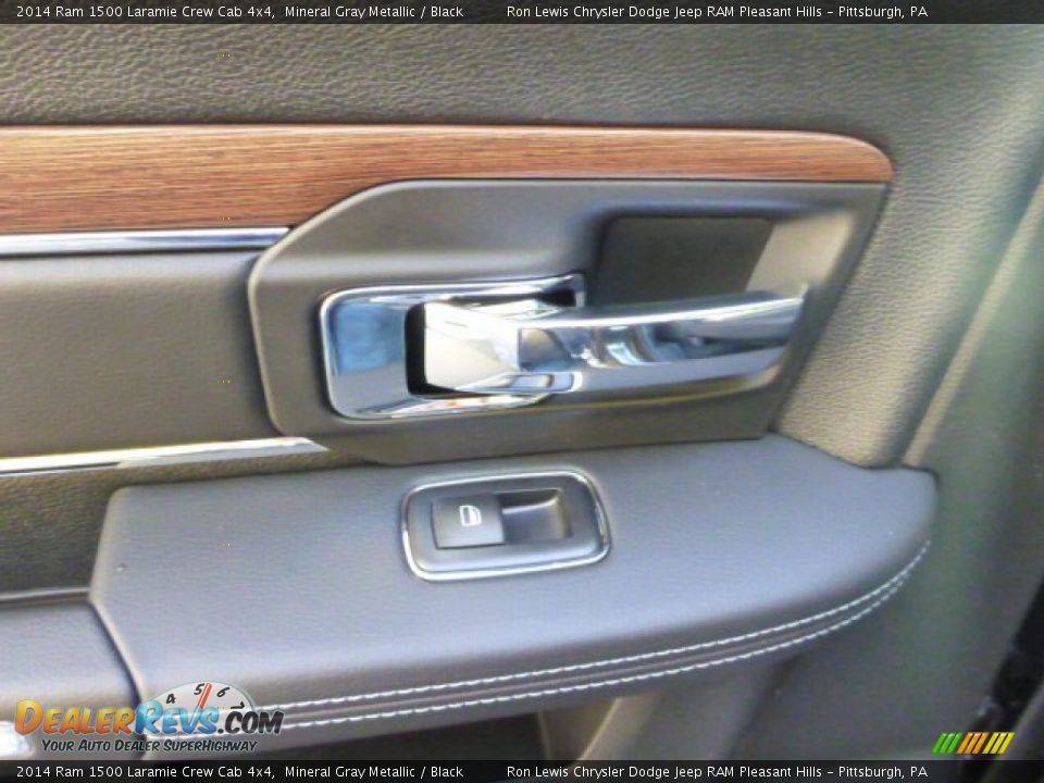 2014 Ram 1500 Laramie Crew Cab 4x4 Mineral Gray Metallic / Black Photo #13