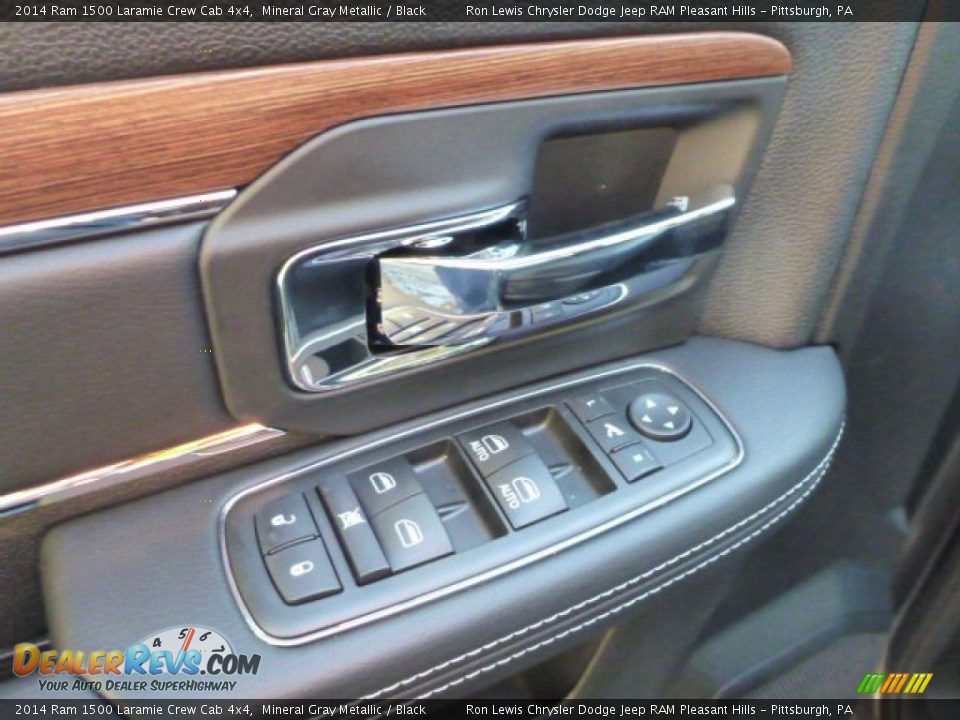 2014 Ram 1500 Laramie Crew Cab 4x4 Mineral Gray Metallic / Black Photo #14