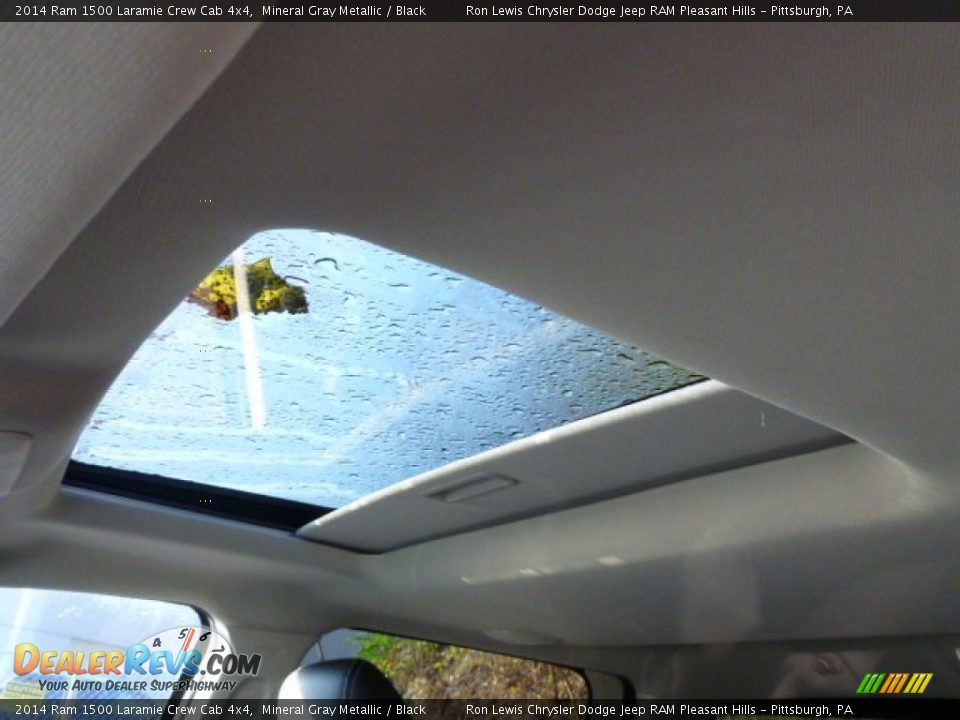 2014 Ram 1500 Laramie Crew Cab 4x4 Mineral Gray Metallic / Black Photo #16