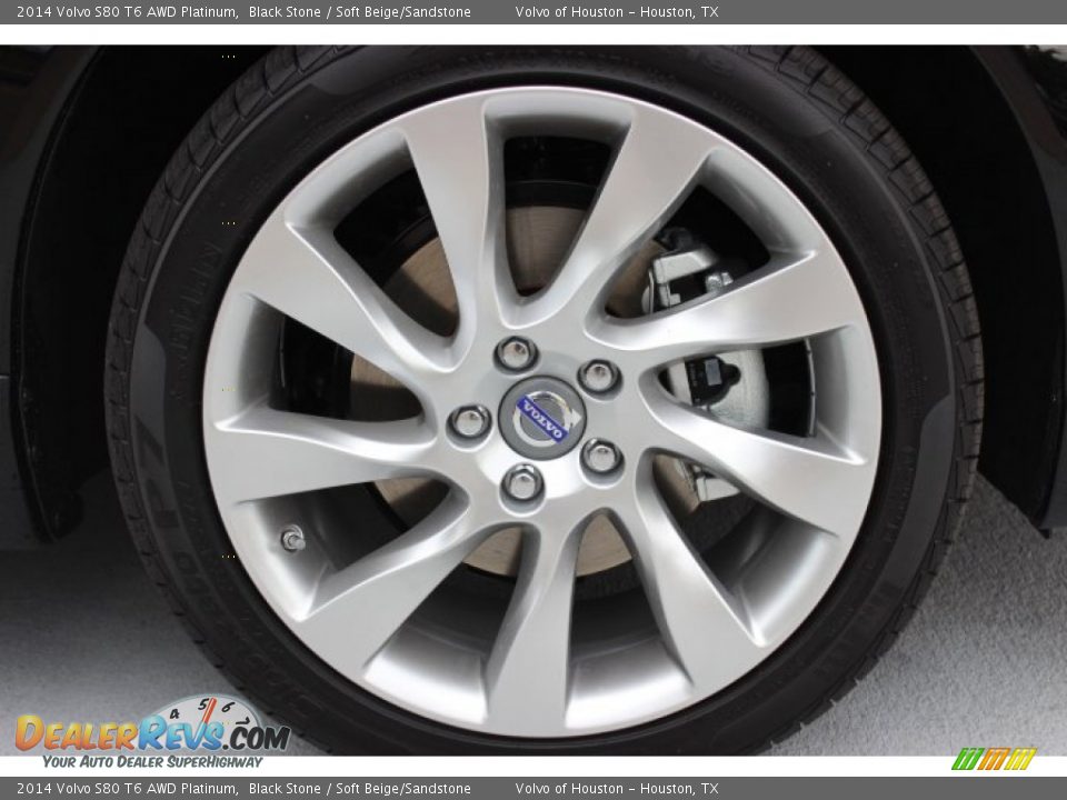 2014 Volvo S80 T6 AWD Platinum Wheel Photo #9