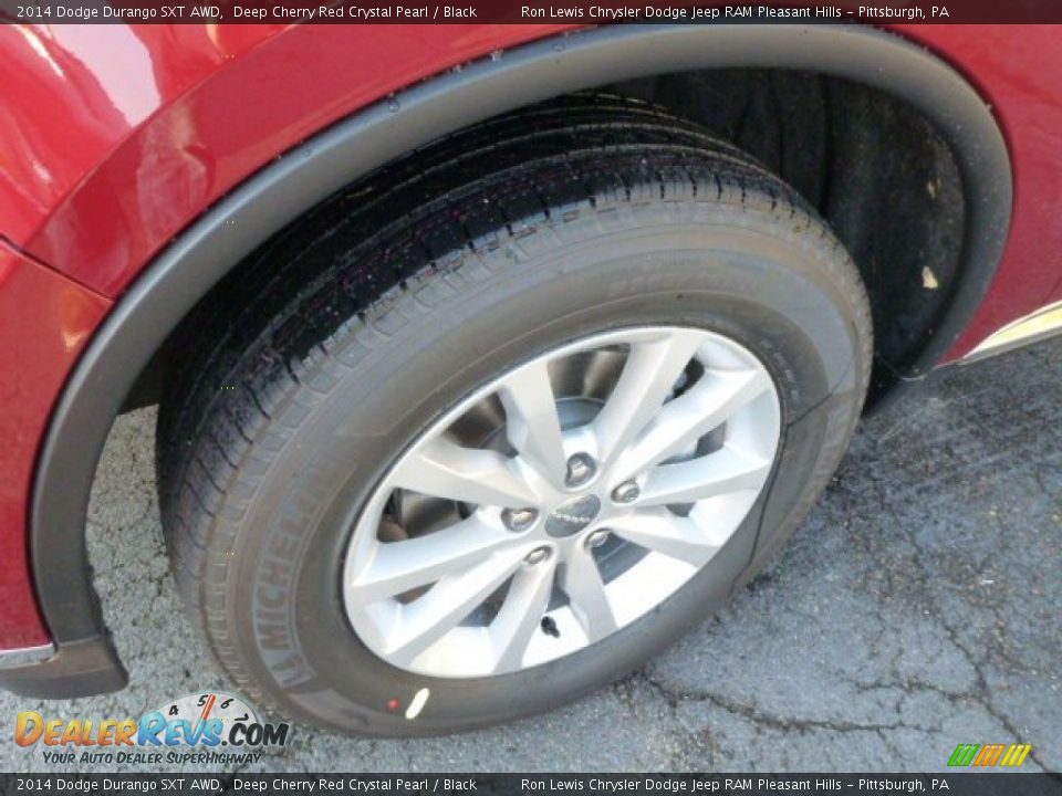 2014 Dodge Durango SXT AWD Deep Cherry Red Crystal Pearl / Black Photo #9