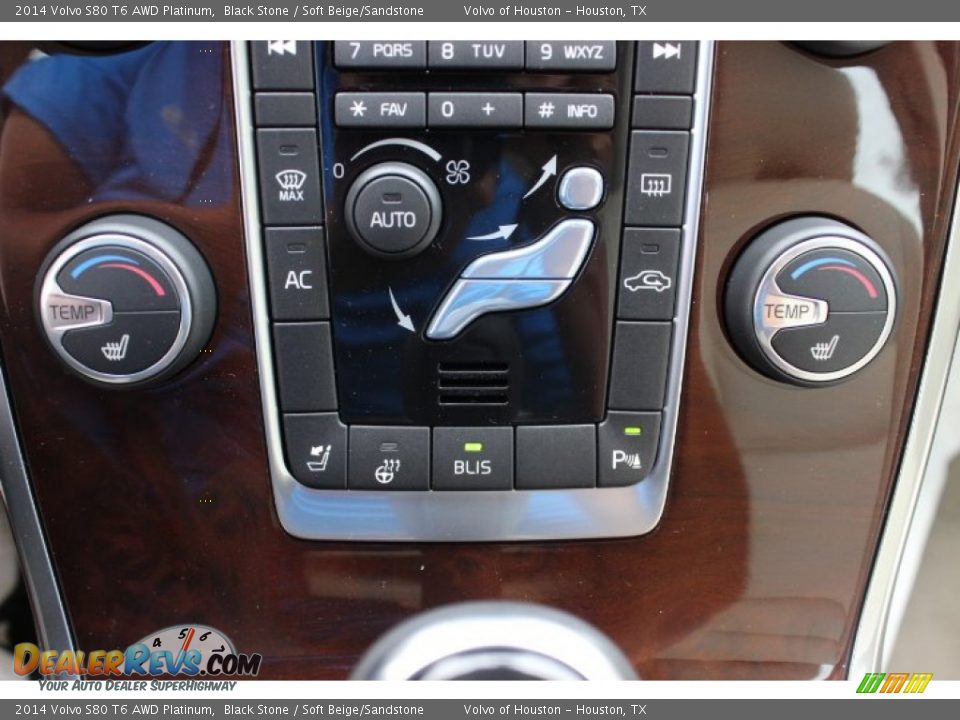 Controls of 2014 Volvo S80 T6 AWD Platinum Photo #23