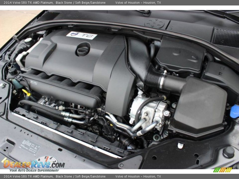 2014 Volvo S80 T6 AWD Platinum 3.0 Liter Turbocharged DOHC 24-Valve VVT Inline 6 Cylinder Engine Photo #35