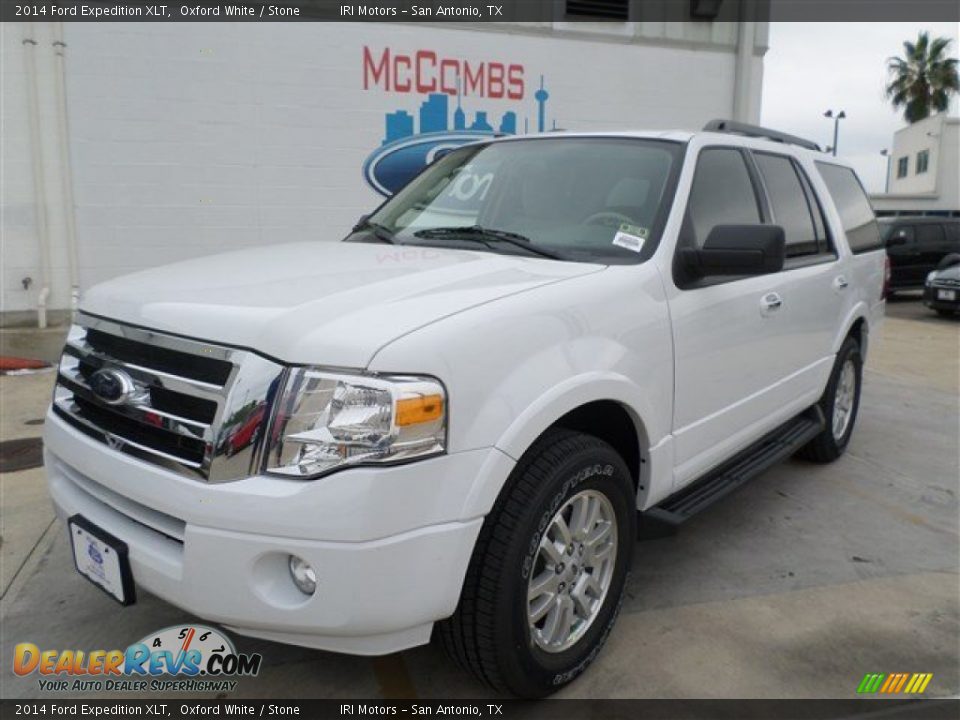 2014 Ford Expedition XLT Oxford White / Stone Photo #1