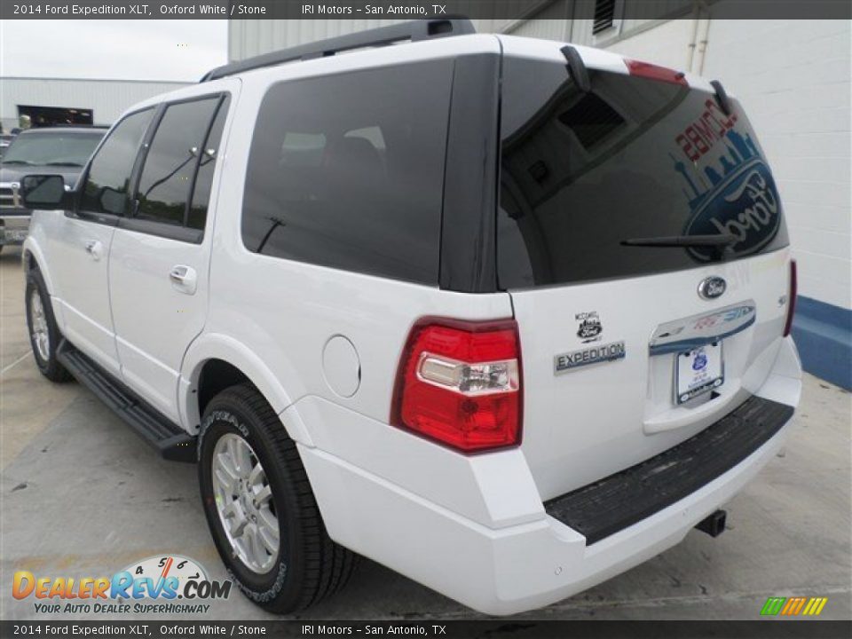 2014 Ford Expedition XLT Oxford White / Stone Photo #3