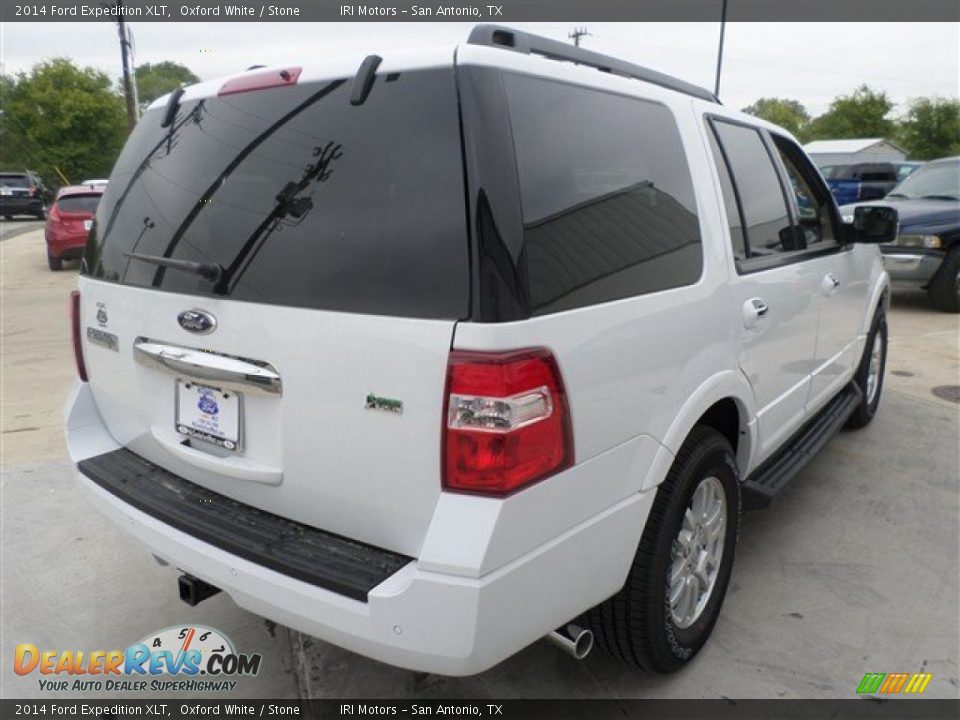 2014 Ford Expedition XLT Oxford White / Stone Photo #5