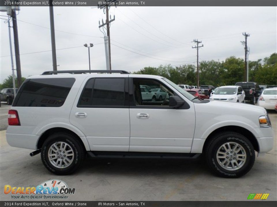 2014 Ford Expedition XLT Oxford White / Stone Photo #6
