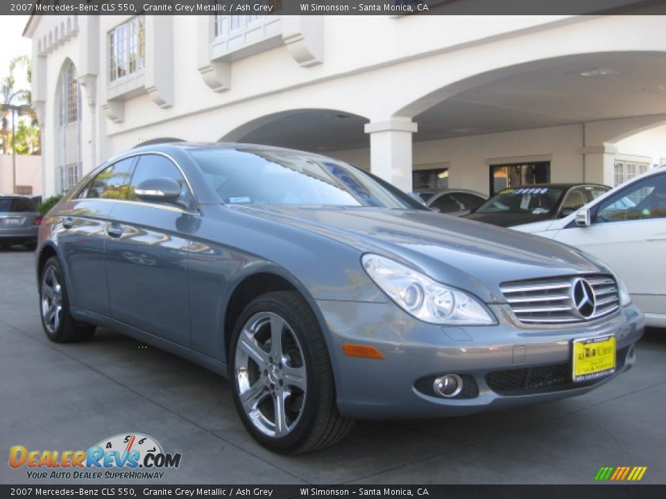 2007 Mercedes-Benz CLS 550 Granite Grey Metallic / Ash Grey Photo #1
