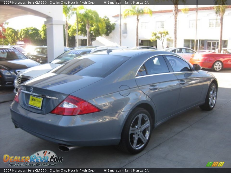 2007 Mercedes-Benz CLS 550 Granite Grey Metallic / Ash Grey Photo #2