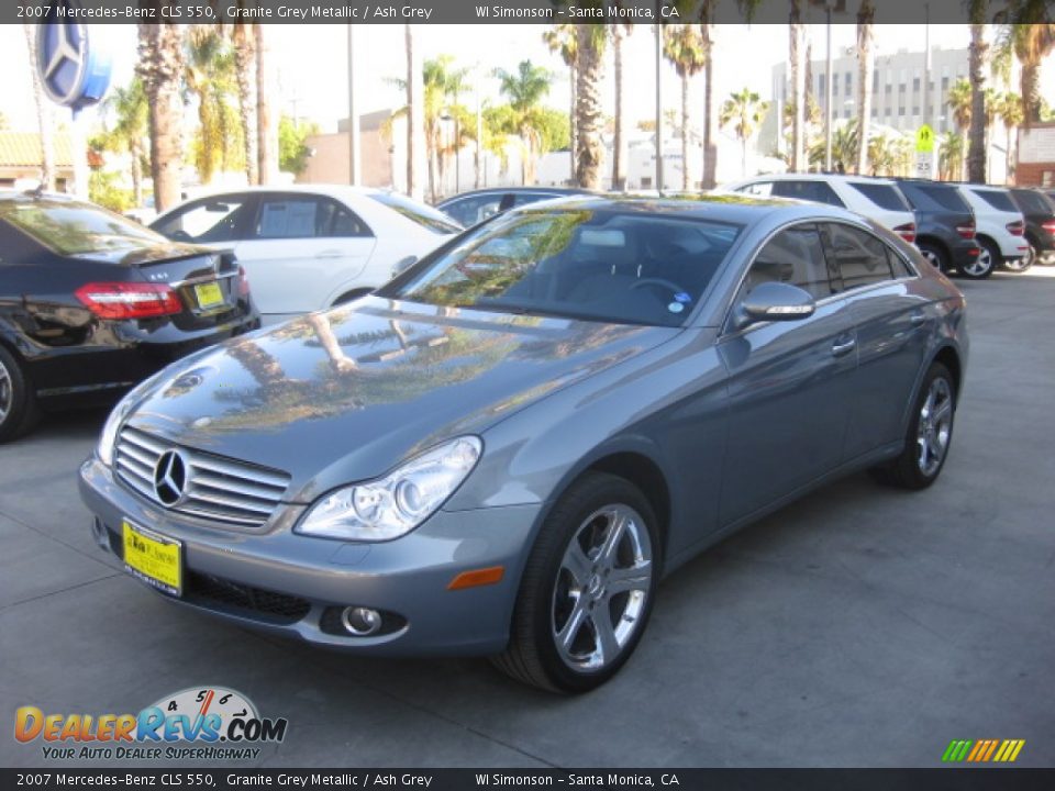 2007 Mercedes-Benz CLS 550 Granite Grey Metallic / Ash Grey Photo #5