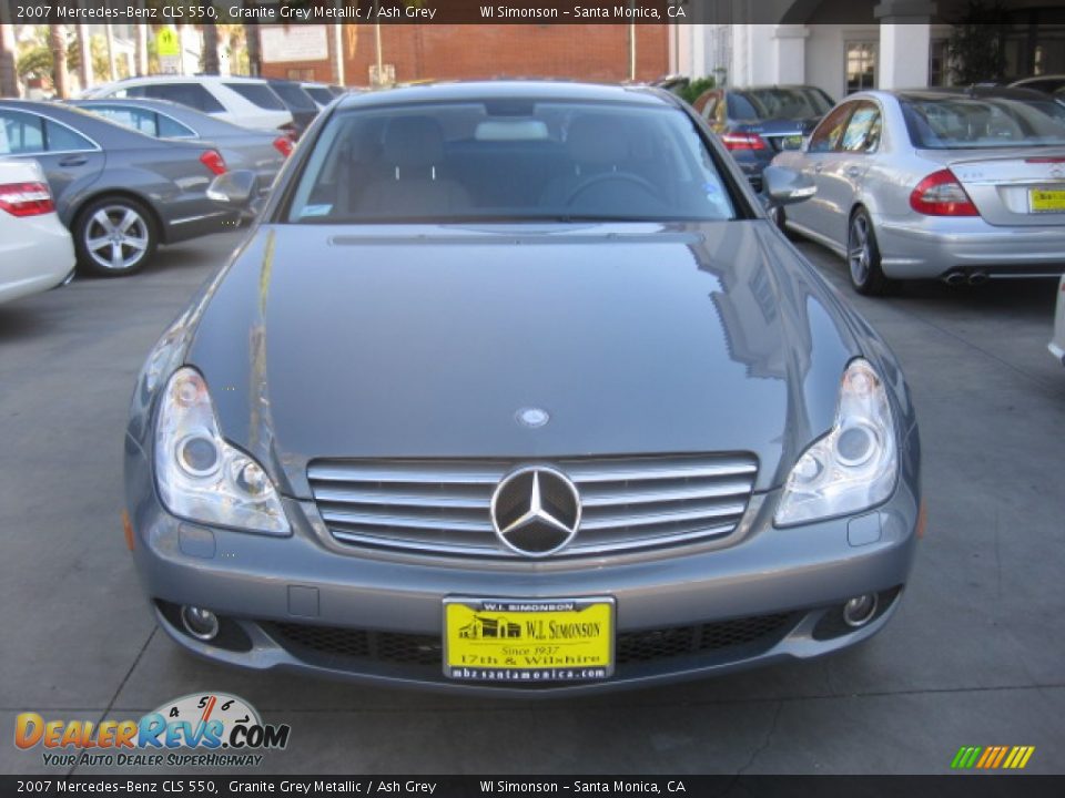 2007 Mercedes-Benz CLS 550 Granite Grey Metallic / Ash Grey Photo #6