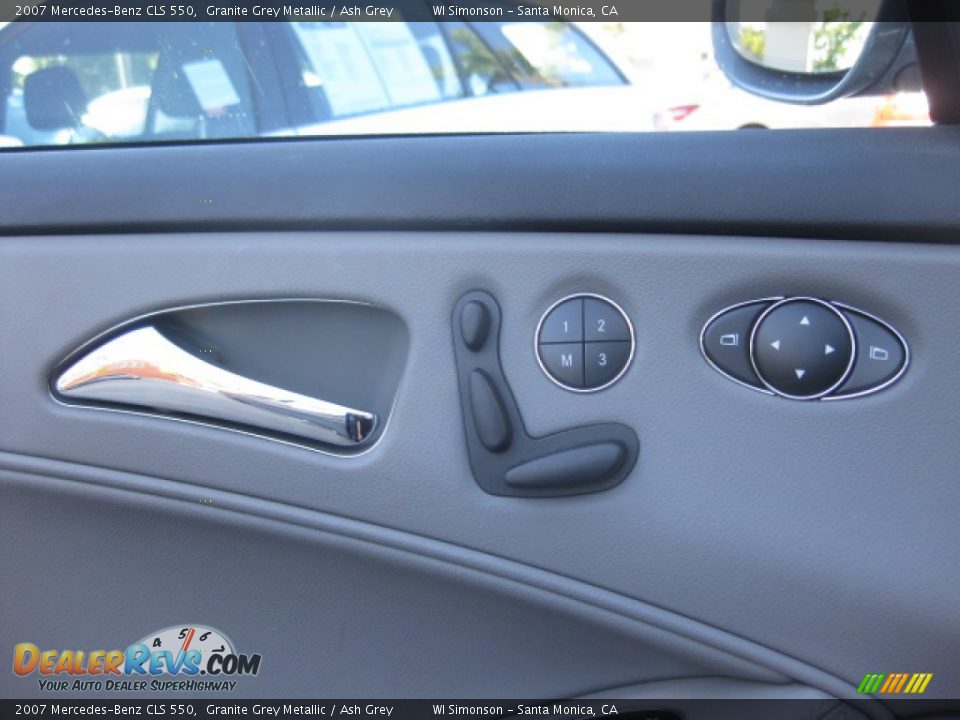 2007 Mercedes-Benz CLS 550 Granite Grey Metallic / Ash Grey Photo #7