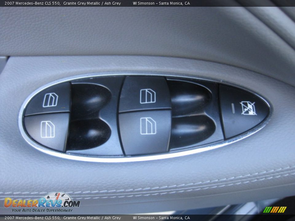 2007 Mercedes-Benz CLS 550 Granite Grey Metallic / Ash Grey Photo #8