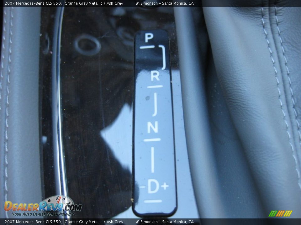 2007 Mercedes-Benz CLS 550 Granite Grey Metallic / Ash Grey Photo #12