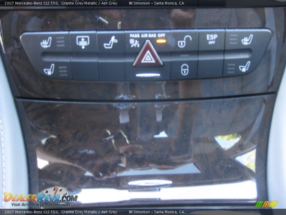 2007 Mercedes-Benz CLS 550 Granite Grey Metallic / Ash Grey Photo #13