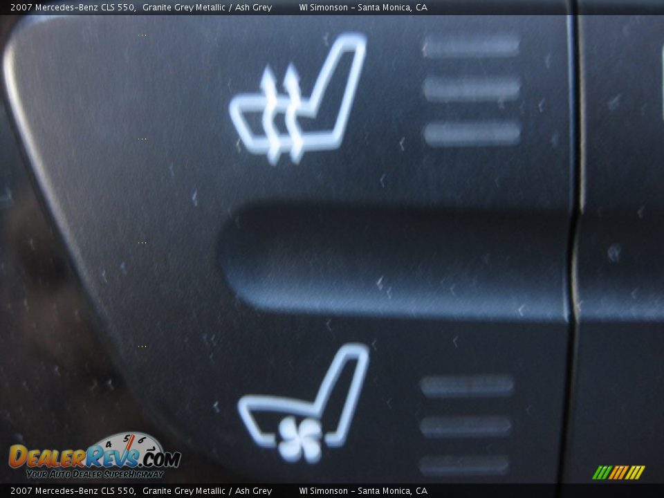2007 Mercedes-Benz CLS 550 Granite Grey Metallic / Ash Grey Photo #14