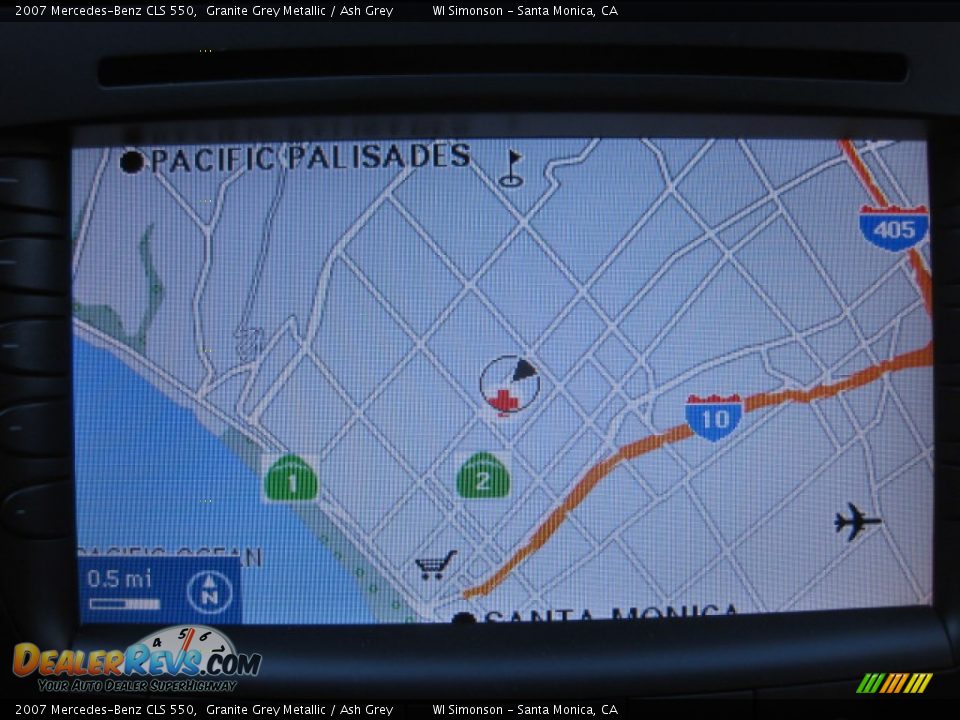 2007 Mercedes-Benz CLS 550 Granite Grey Metallic / Ash Grey Photo #16