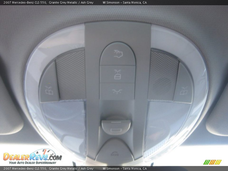 2007 Mercedes-Benz CLS 550 Granite Grey Metallic / Ash Grey Photo #17