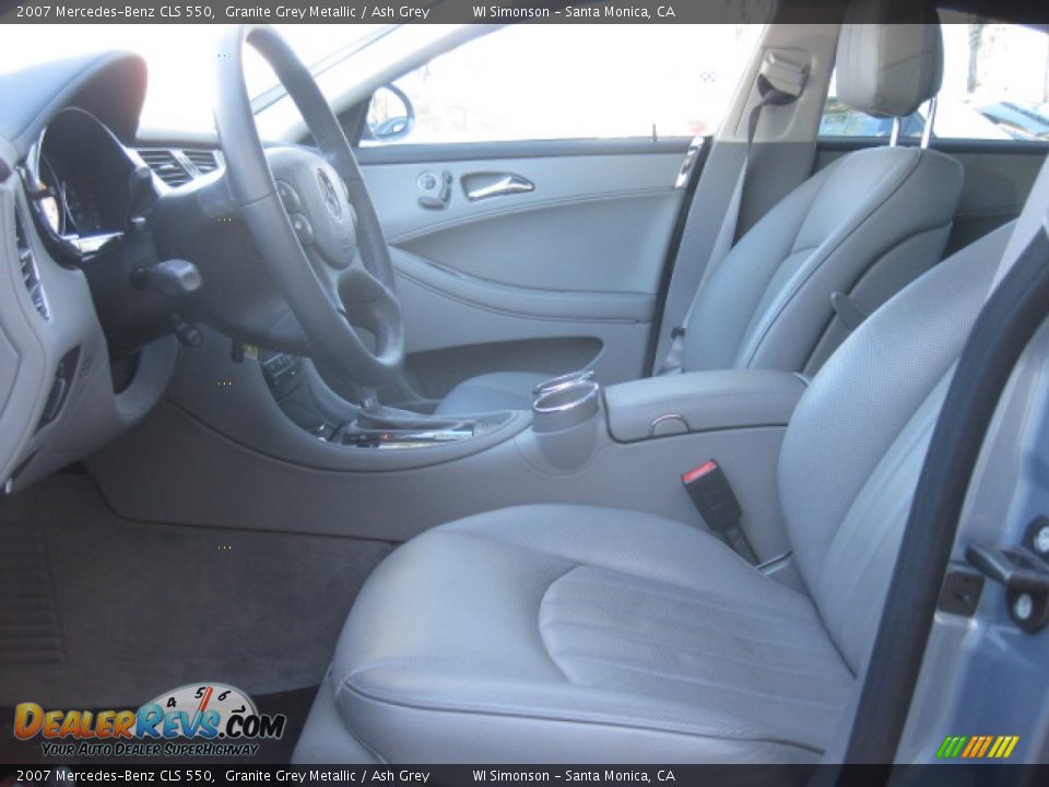 2007 Mercedes-Benz CLS 550 Granite Grey Metallic / Ash Grey Photo #18