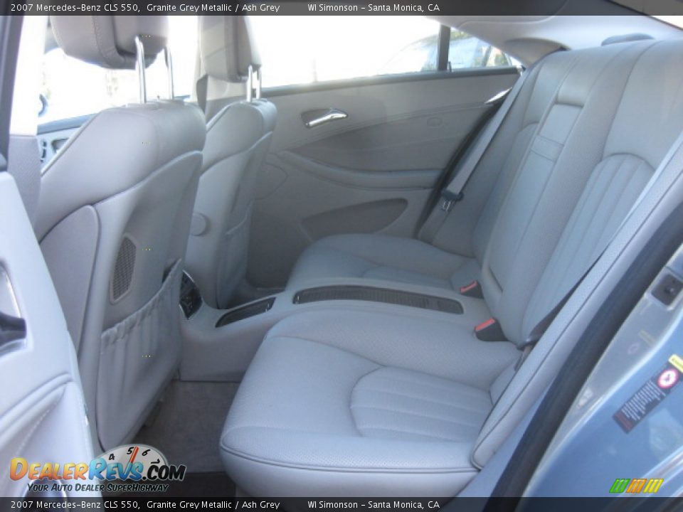 2007 Mercedes-Benz CLS 550 Granite Grey Metallic / Ash Grey Photo #19