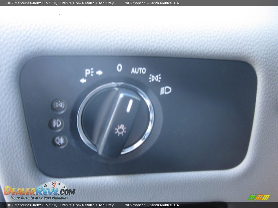 2007 Mercedes-Benz CLS 550 Granite Grey Metallic / Ash Grey Photo #20