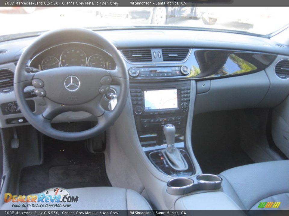 2007 Mercedes-Benz CLS 550 Granite Grey Metallic / Ash Grey Photo #21