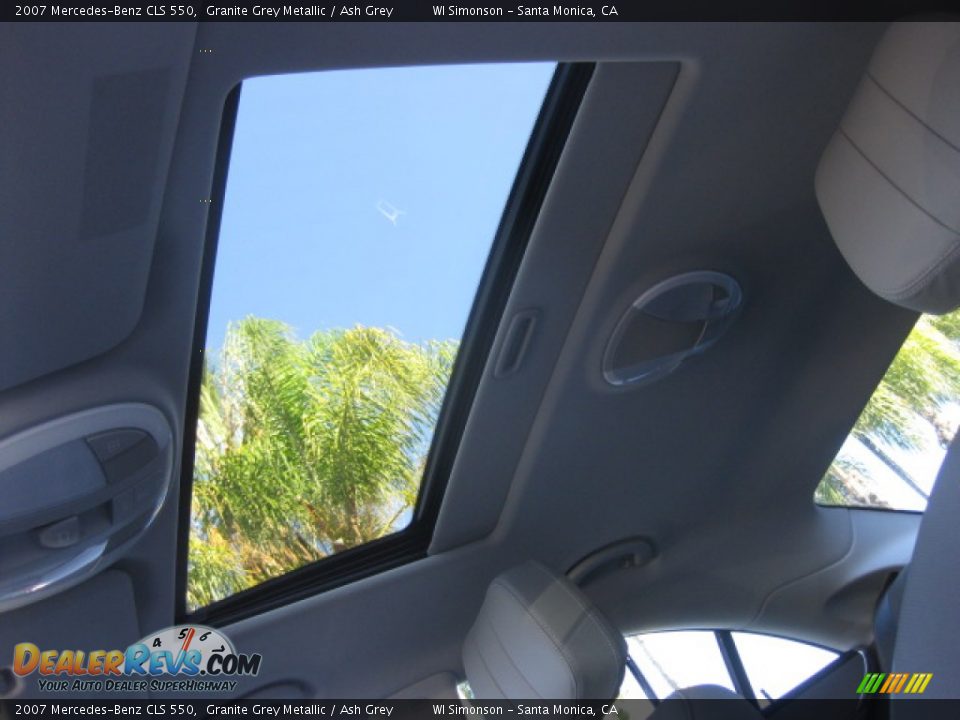 2007 Mercedes-Benz CLS 550 Granite Grey Metallic / Ash Grey Photo #22