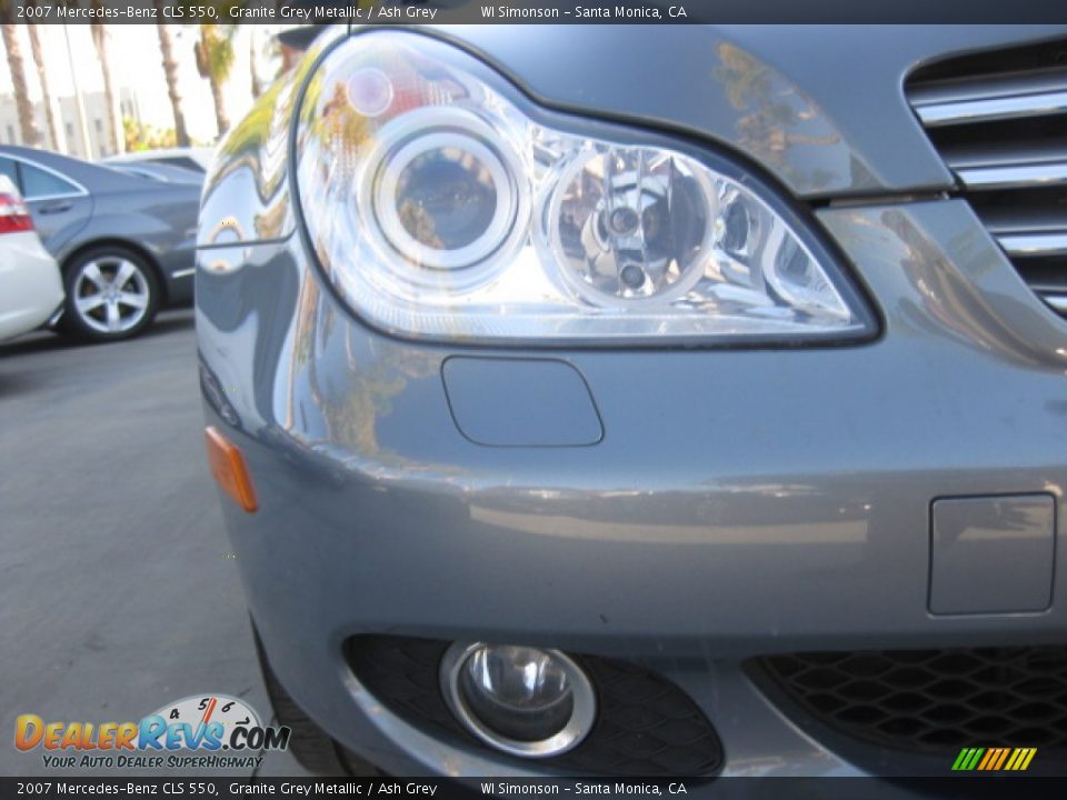 2007 Mercedes-Benz CLS 550 Granite Grey Metallic / Ash Grey Photo #23