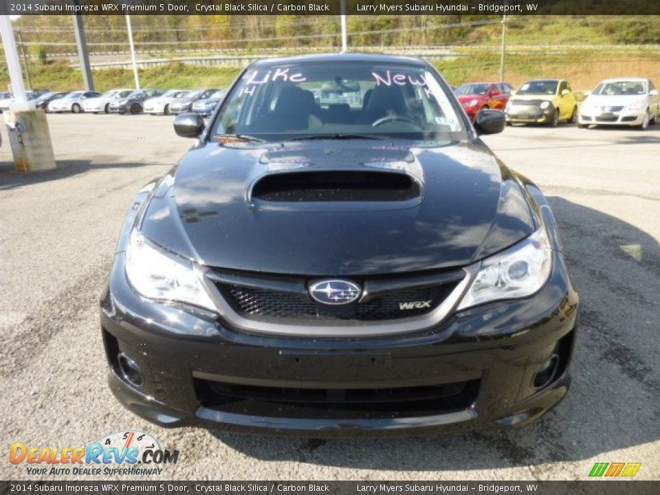 2014 Subaru Impreza WRX Premium 5 Door Crystal Black Silica / Carbon Black Photo #2