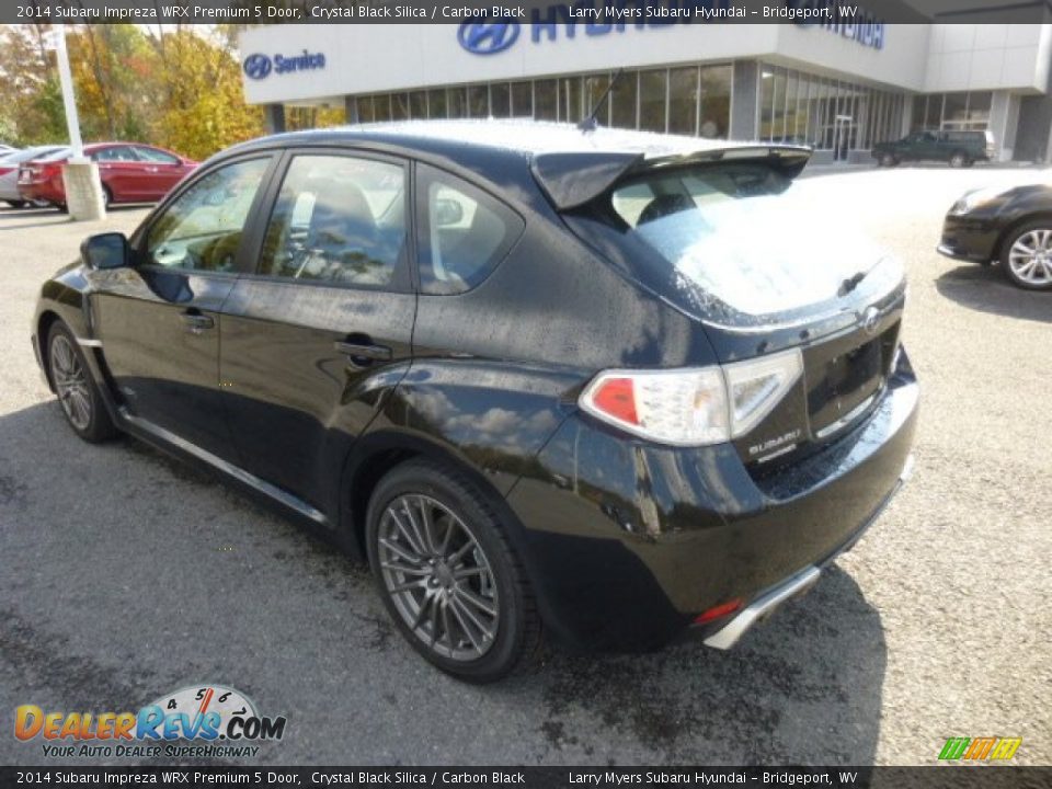 2014 Subaru Impreza WRX Premium 5 Door Crystal Black Silica / Carbon Black Photo #4