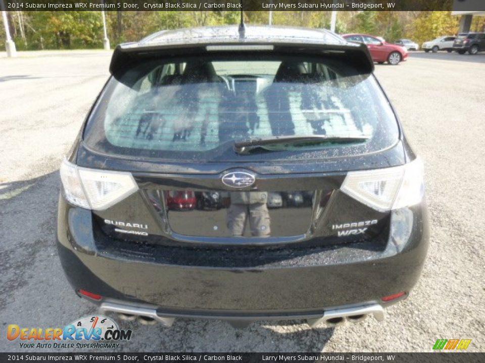 2014 Subaru Impreza WRX Premium 5 Door Crystal Black Silica / Carbon Black Photo #5